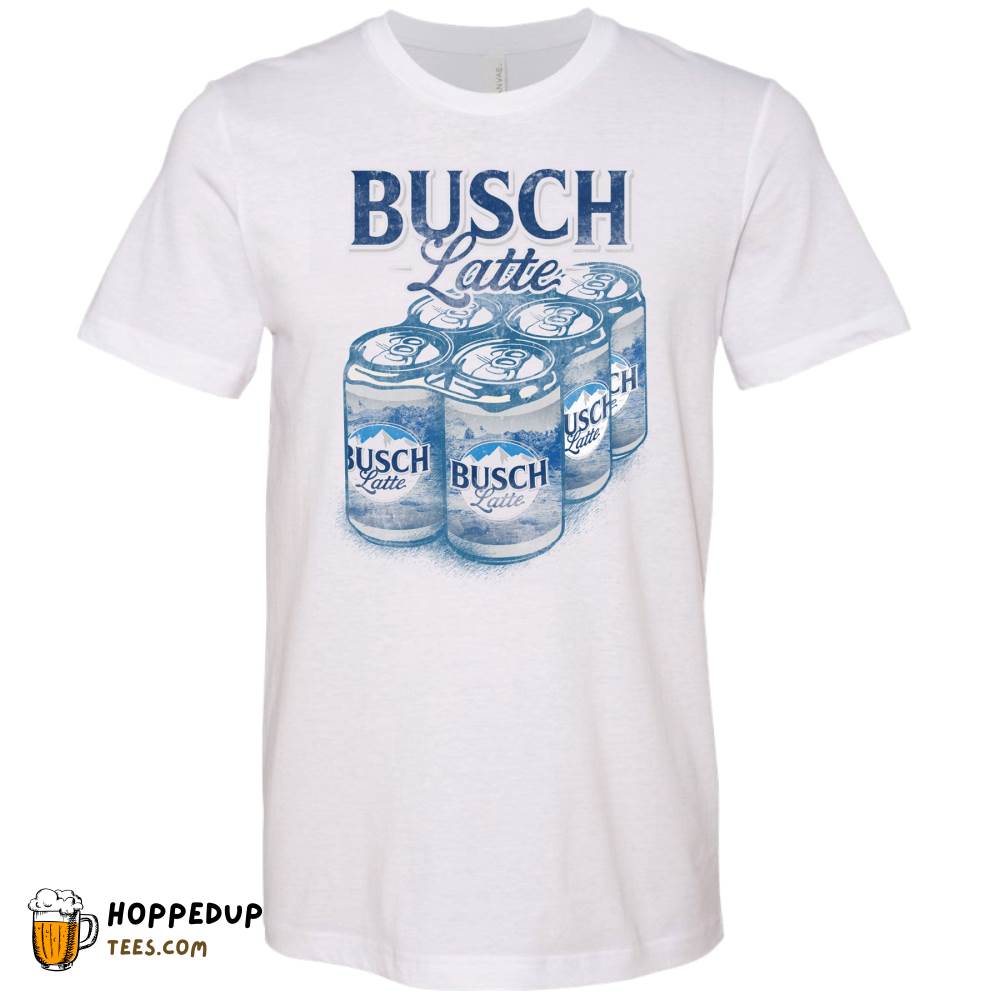 Busch Latte Six Pack White Tee HU