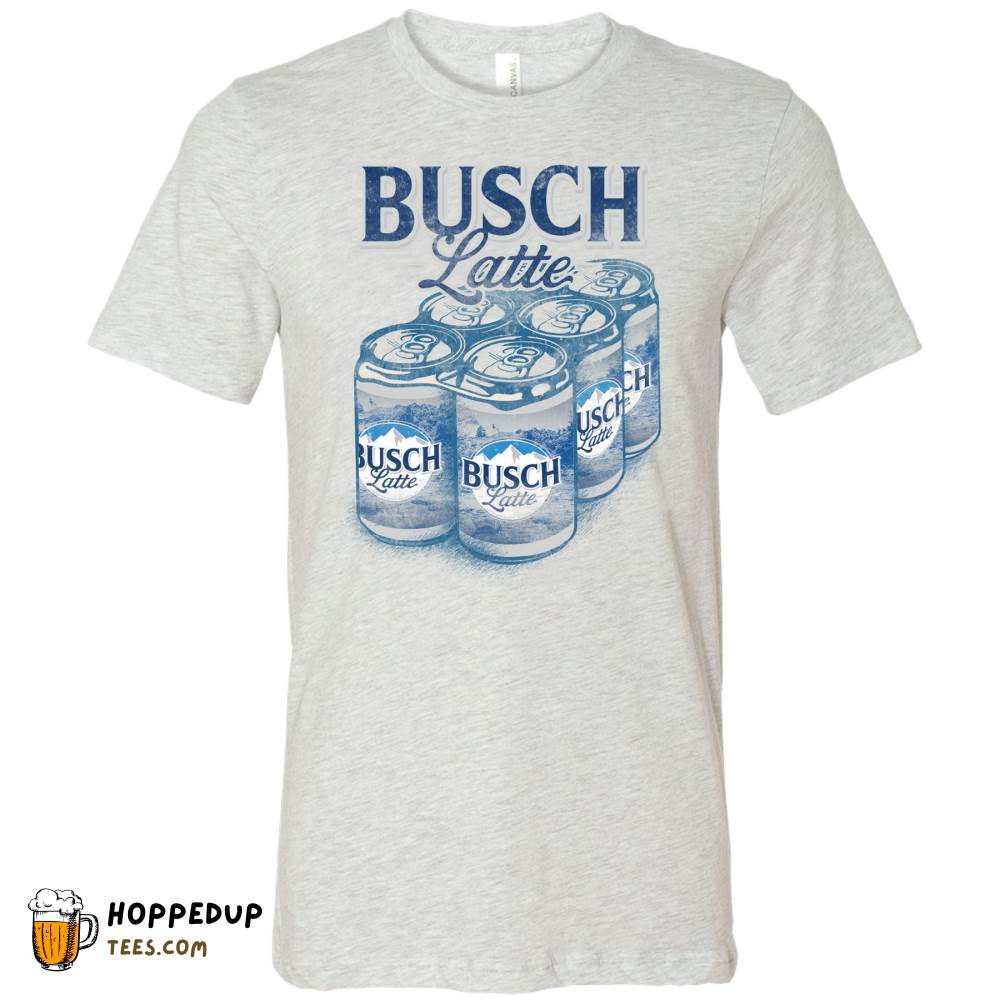 Busch Latte Six Pack White Tee HU
