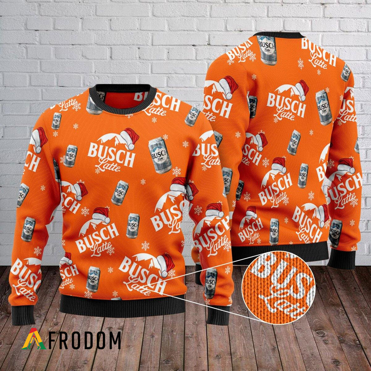 Busch Latte Ugly Christmas Sweater HU