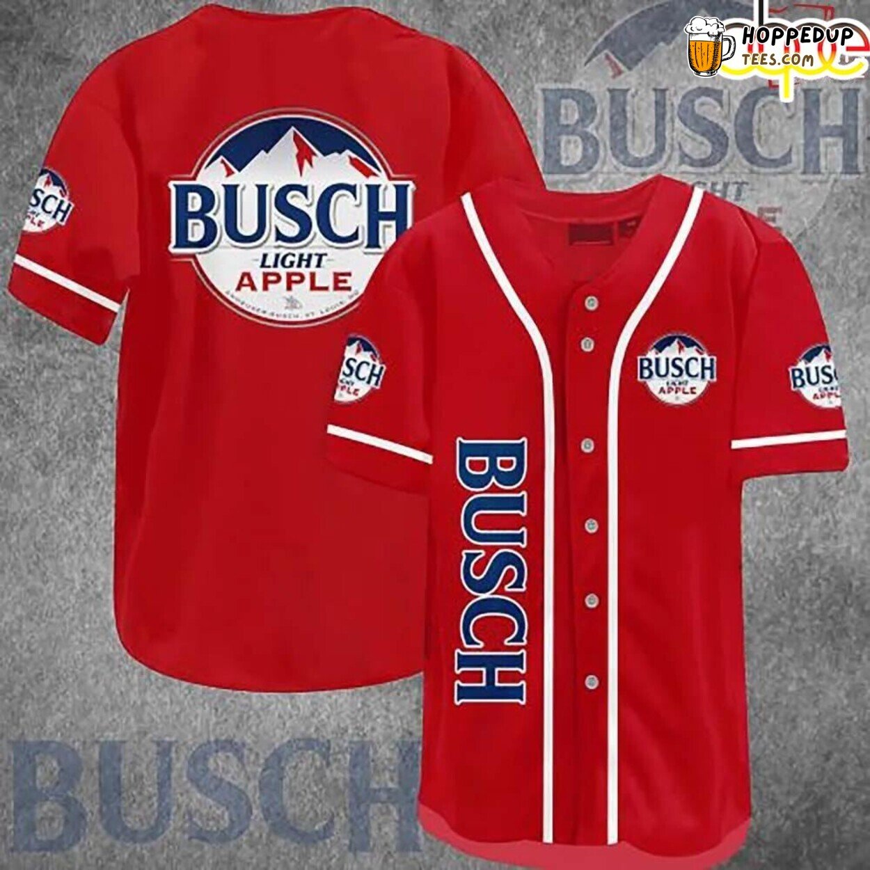 Busch Light Apple Design Unique Baseball Jersey Edition Unisex Model