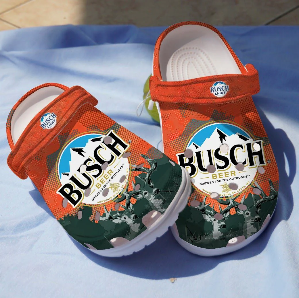 Personalized Busch Light Beer Clogs Shoes HU