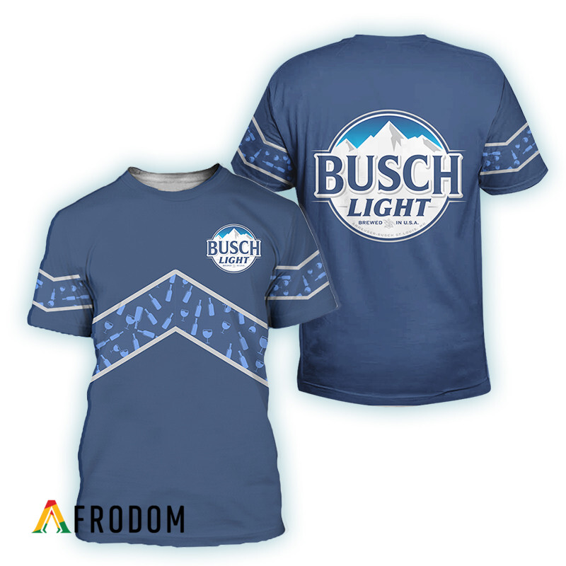 Busch Light Beer Blue Wine Custom T-Shirt HU