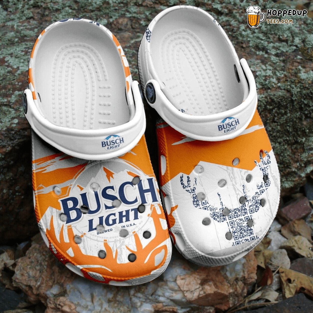 Busch Light Beer Comfortable Durable Clogs Unique Style Shoes