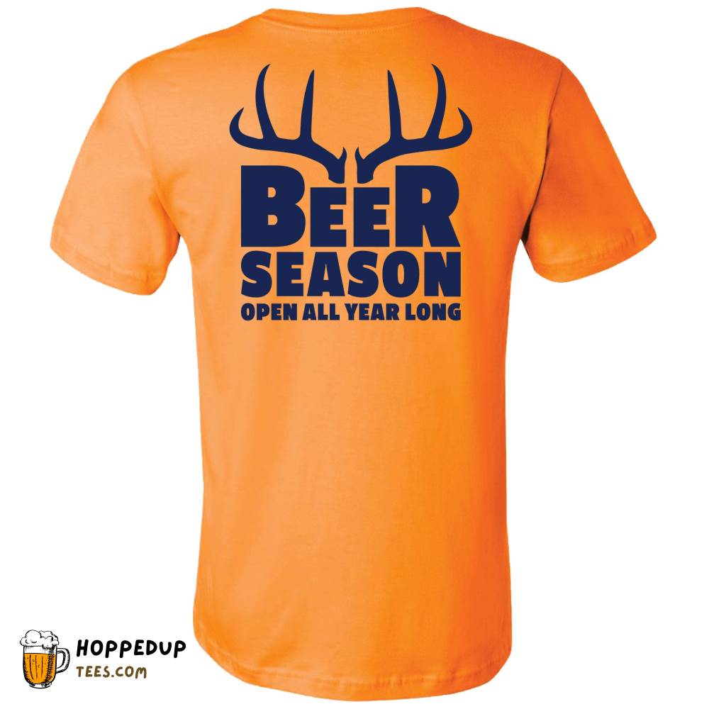 Busch Light Beer Hunting Beer Season Orange Tee HU