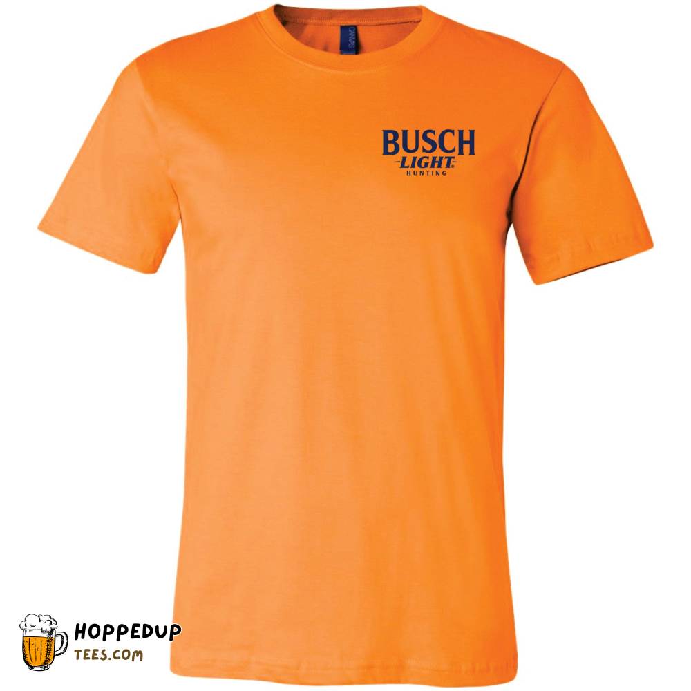 Busch Light Beer Hunting Beer Season Orange Tee HU