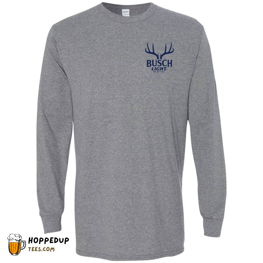 Busch Light Beer Hunting Graphite Heather T-Shirt HU