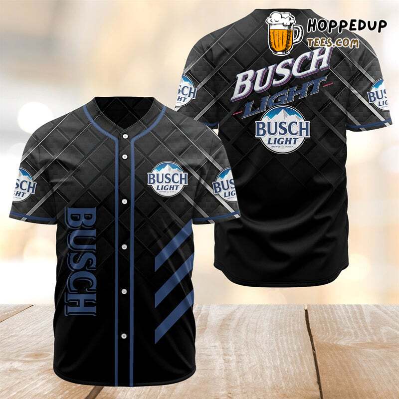 Busch Light Beer Inspired Design Baseball Jersey Unique Edition Style