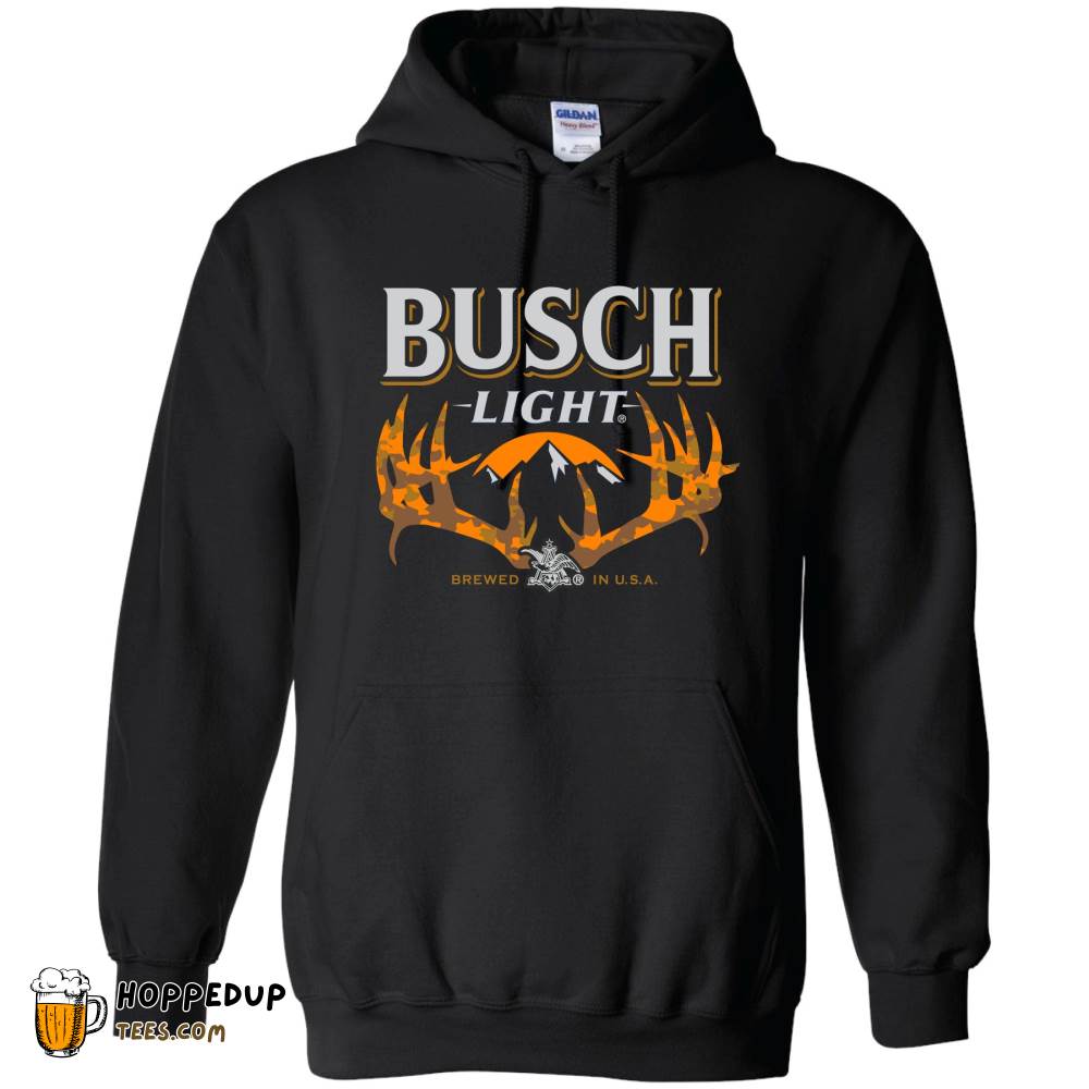 Busch Light Camo Antlers T-Shirt HU