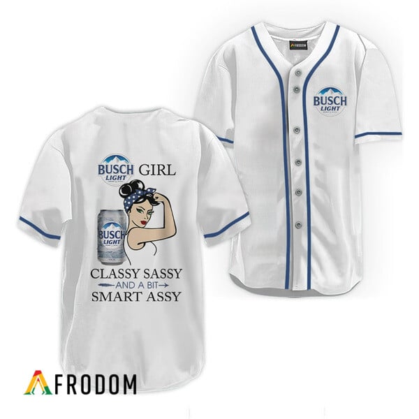 Busch Light Classy Smart Assy Baseball Jersey HU