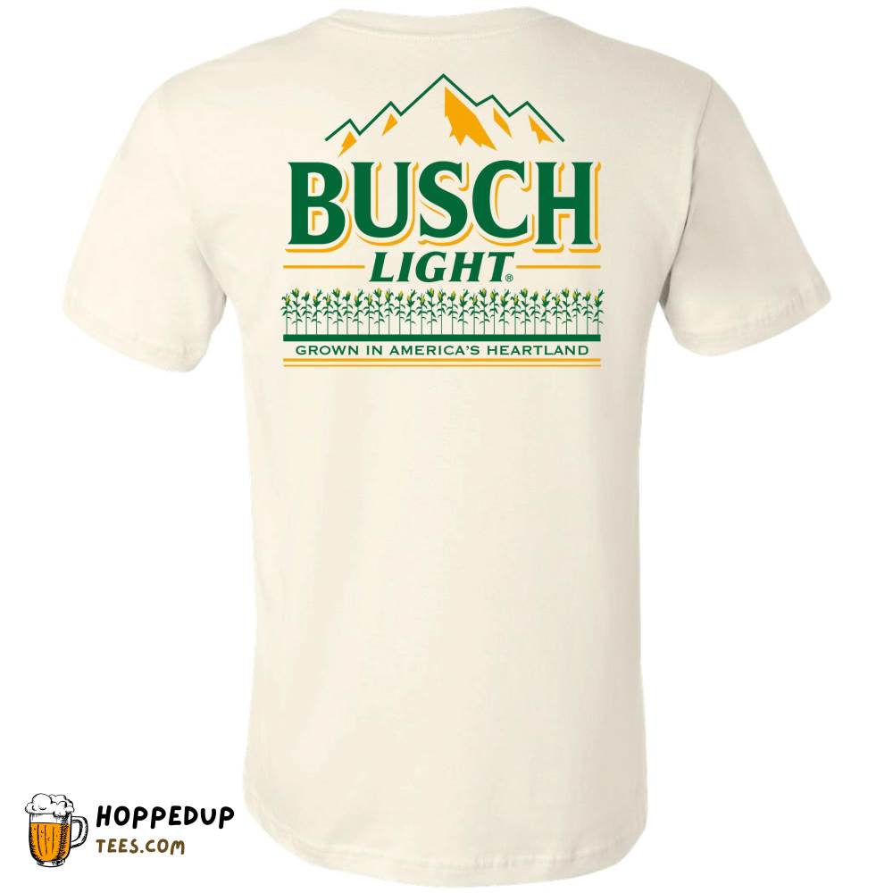 Busch Light Corn Field 2-Sided Tee Natural HU