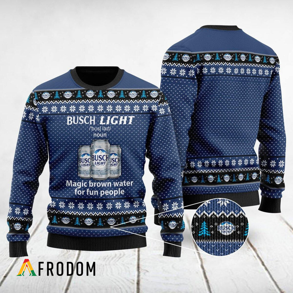 Busch Light Definition Christmas Sweater HU
