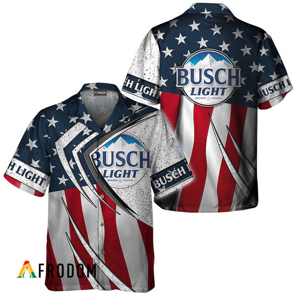 Busch Light Fourth Of July Esports Hawaiian Shirt HU