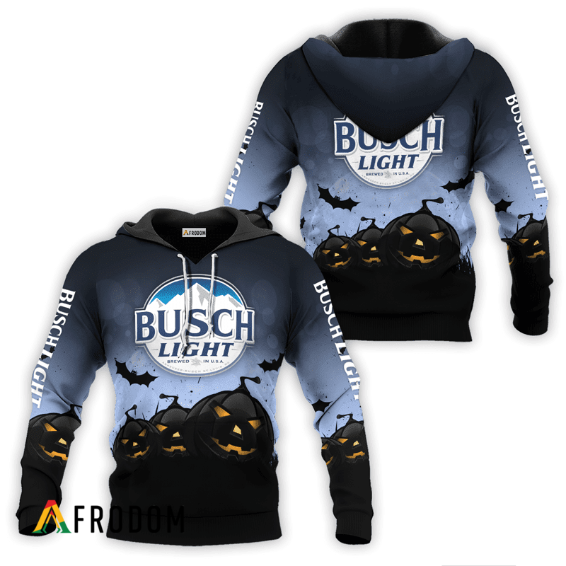 Busch Light Halloween Night Pumpkin Hoodie HU Busch Light Halloween Night Pumpkin Hoodie HU