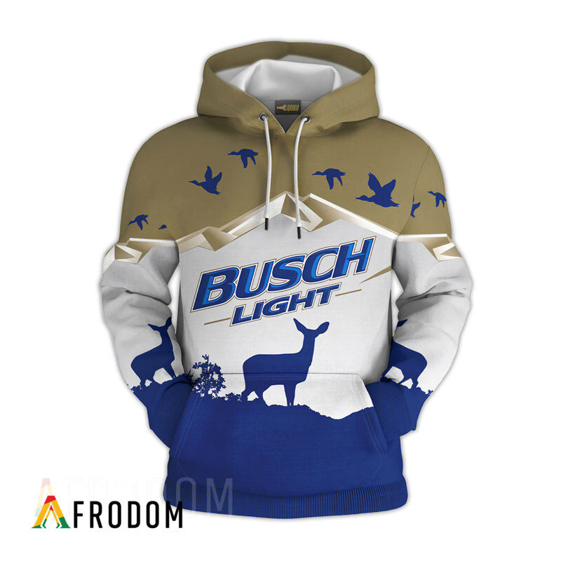 Busch Light Hoodie with Trophy Can Design HU