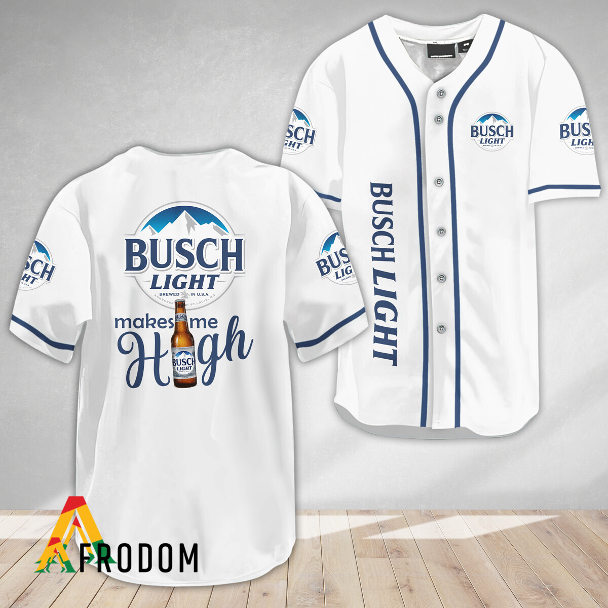 Busch Light Make Me High Baseball Jersey HU