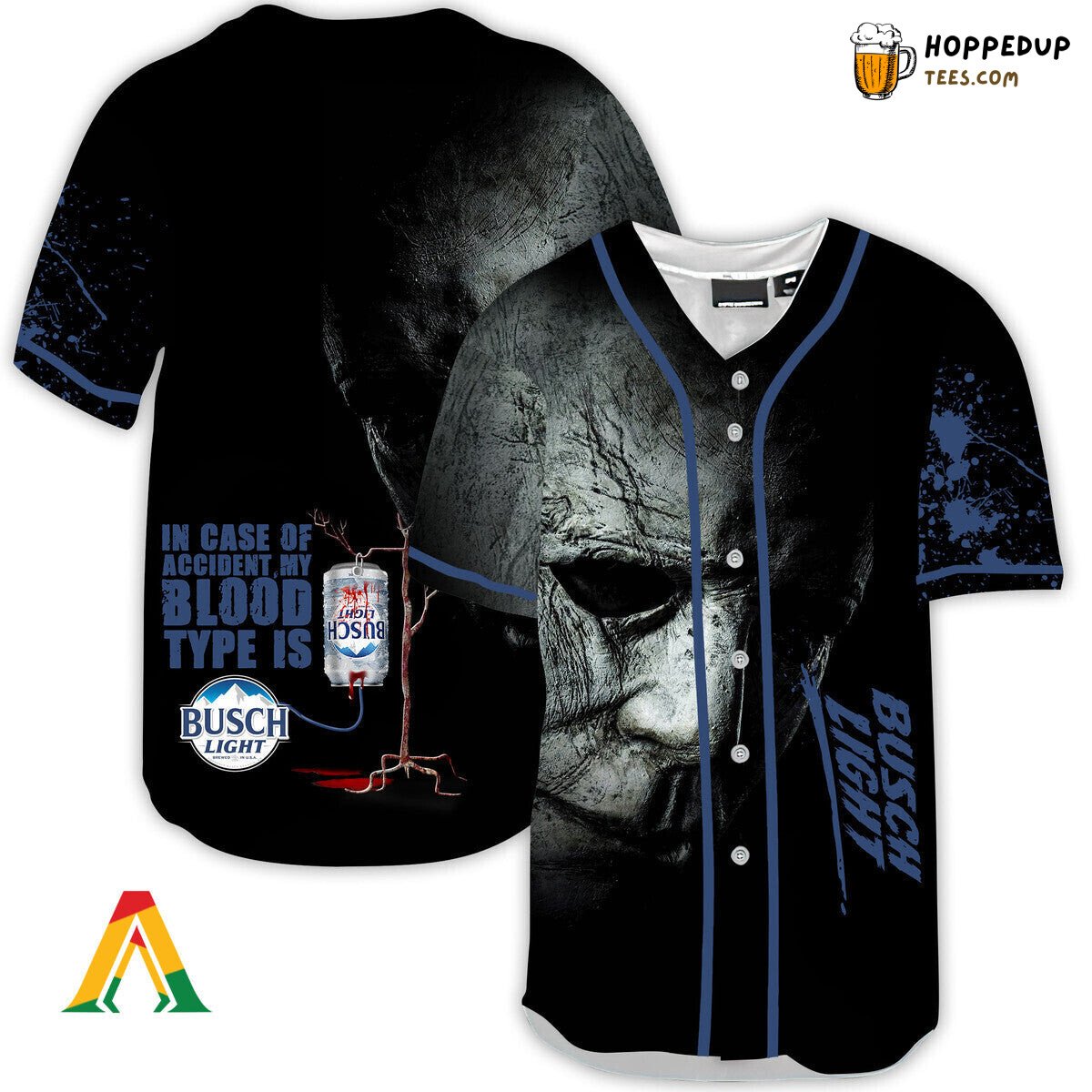 Busch Light Michael Myers Distinct Halloween Horror Unique Baseball Jersey