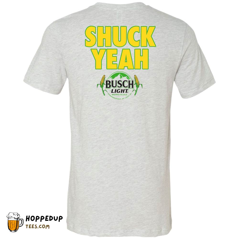 Busch Light Shuck Yeah 2-Sided Tee Ash HU