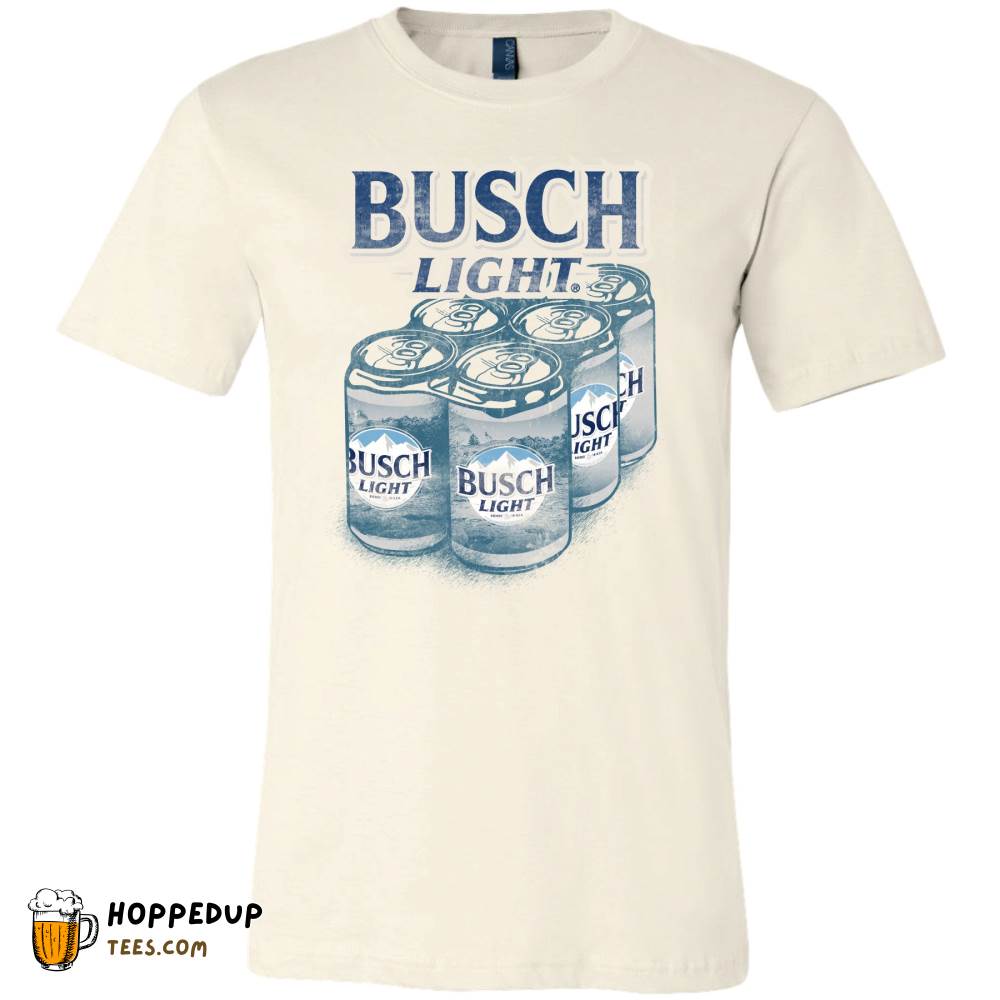 Busch Light Six Pack Natural T-Shirt HU