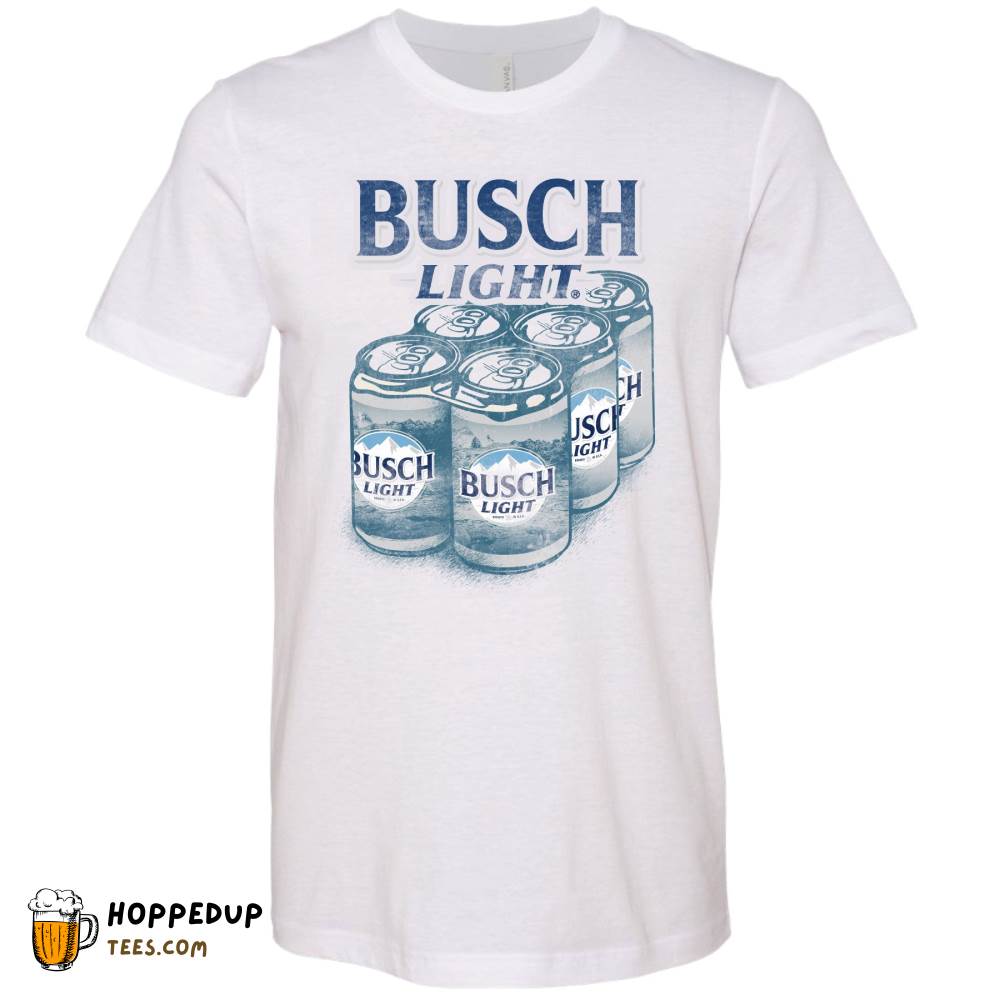 Busch Light Six Pack Natural T-Shirt HU