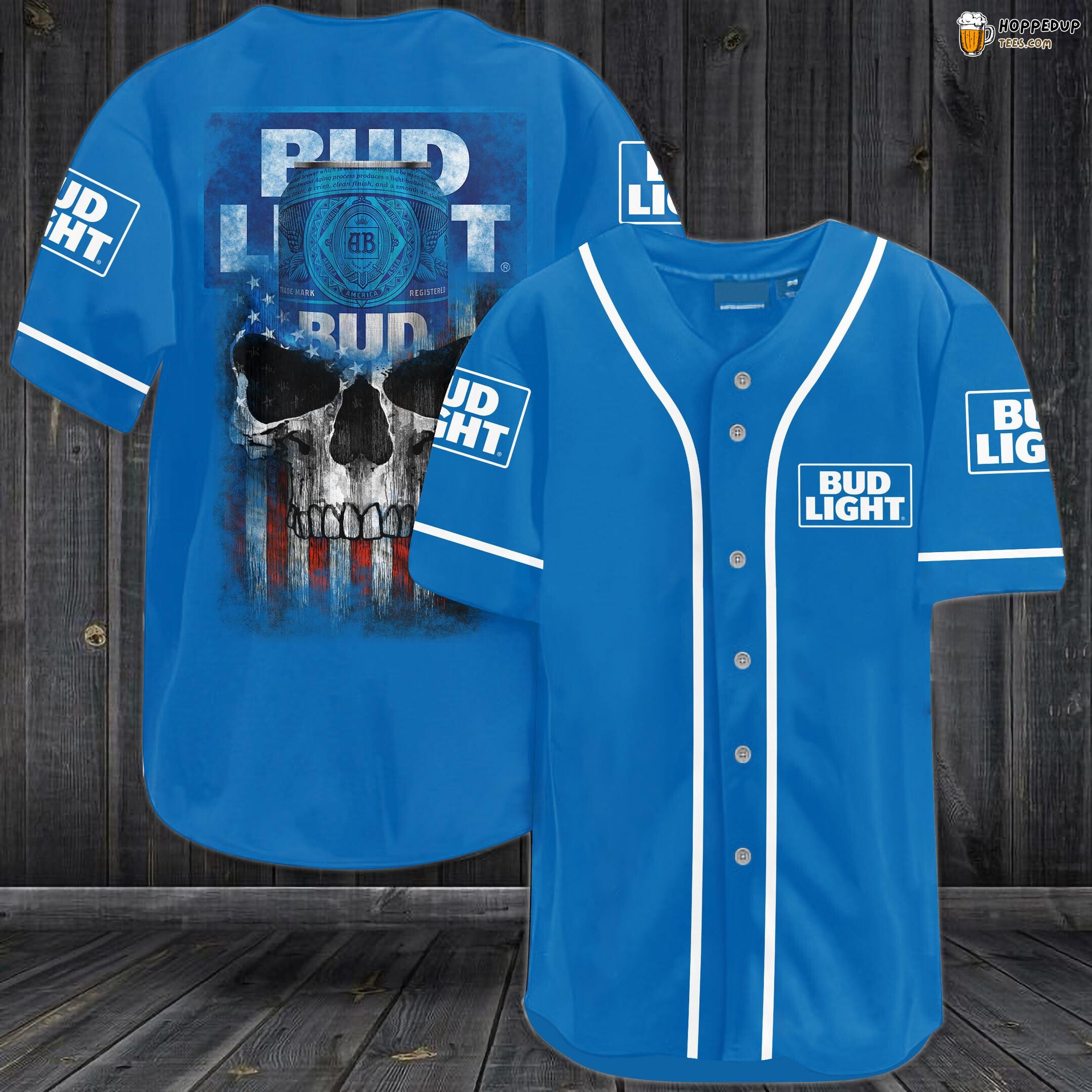 Busch Light Skull Baseball Jersey Unisex Jersey Shirt