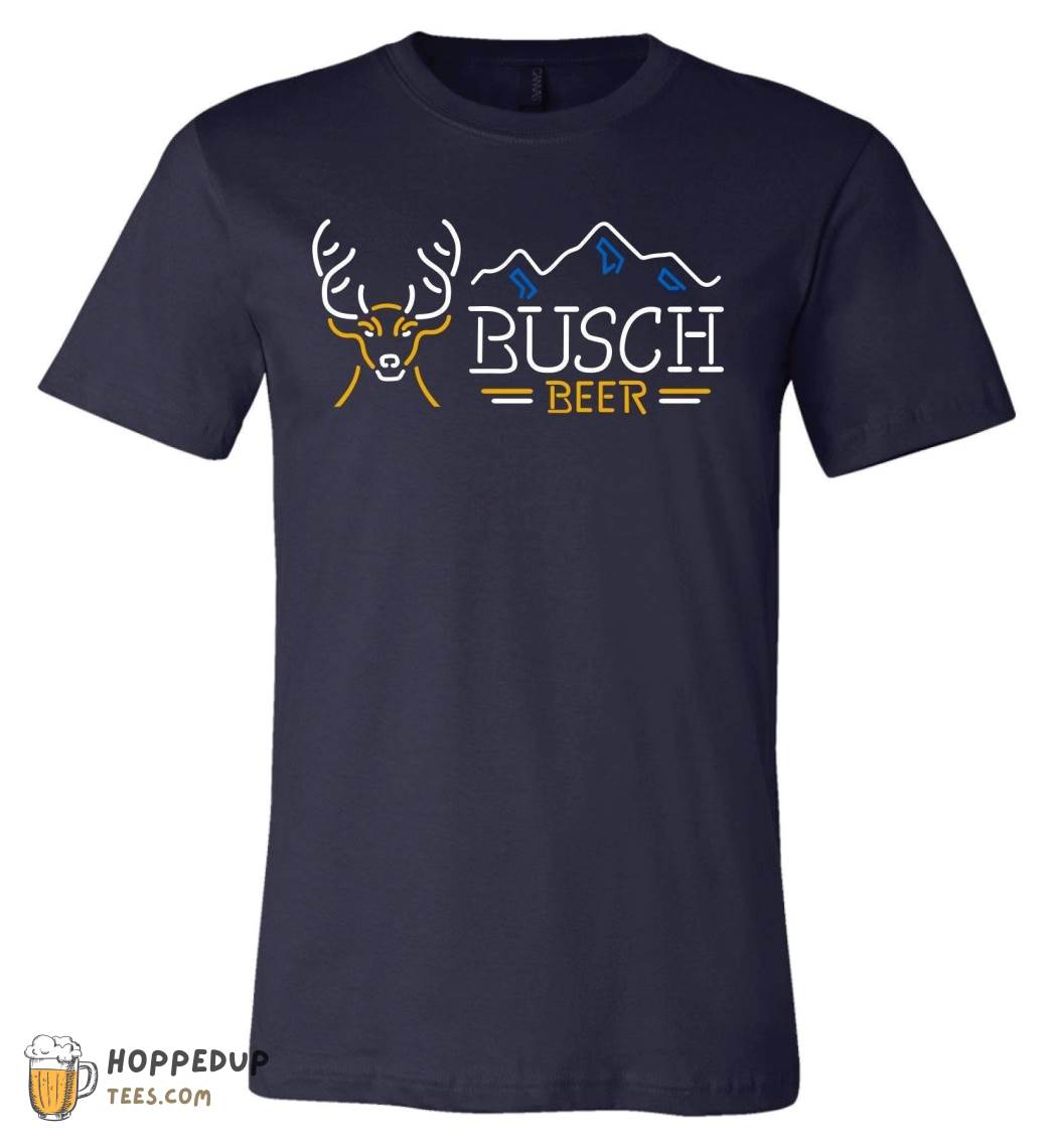 Busch Navy Blue Neon Tshirts