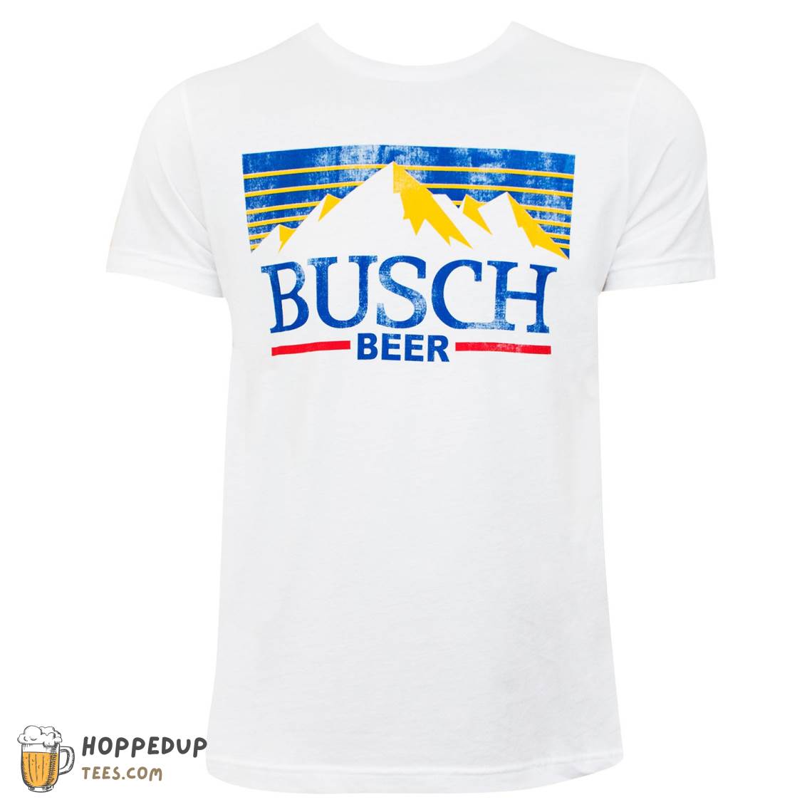 Busch Retro White Graphic Tee
