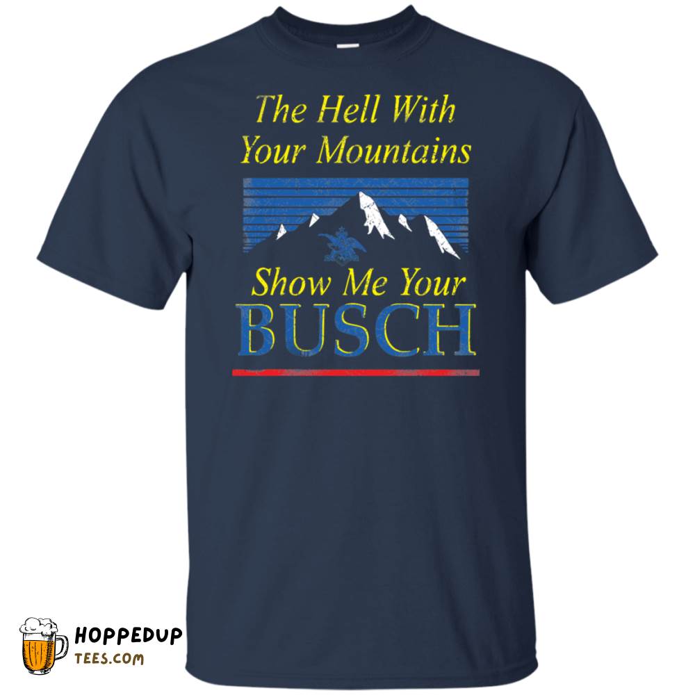 Busch Vivid Worn Label Pattern T-Shirt HU