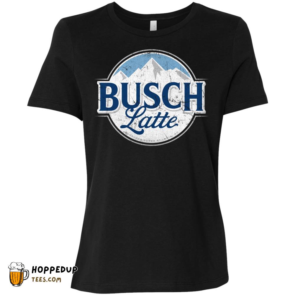 BuschLatte Navy Classic Logo T-Shirt HU
