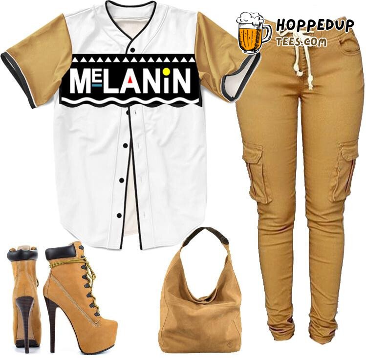 Butter Melanin Pride 3D Print Baseball Jersey Cultural Beauty