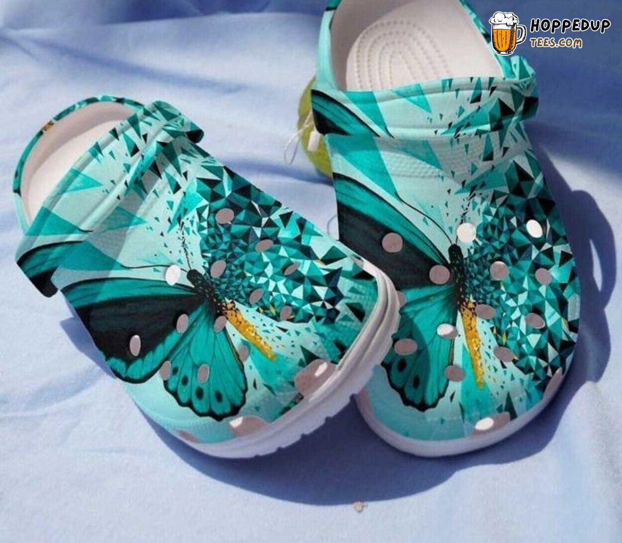 Butterflies Hippie Sunflowers Comfortable Rubber Clogs Artistic Footwear
