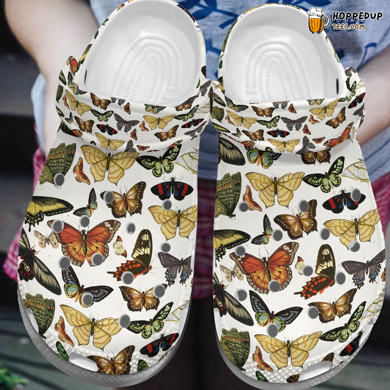Butterflies Life Croc Shoes Mother Day Animal Themed Comfortable Clogs