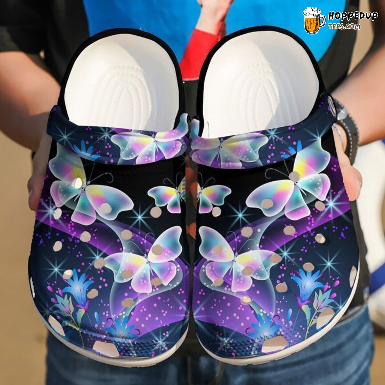 Butterfly Beautiful V2 Classic Comfortable Clogs Vibrant Nature Shoes