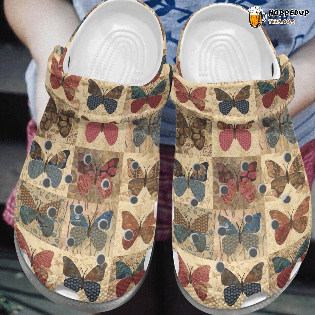 Butterfly Collection Colorful Lover Gift Comfortable Rubber Clogs Shoes