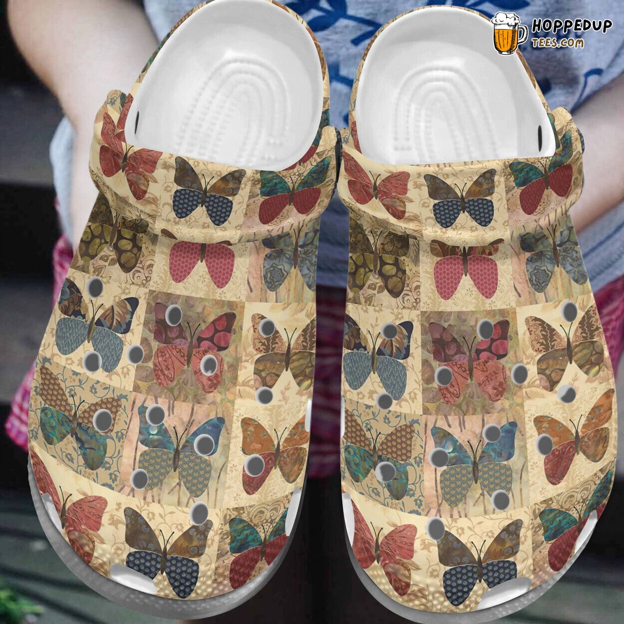 Butterfly Collection Croc Women Men Butterflies Shoes Mother Day