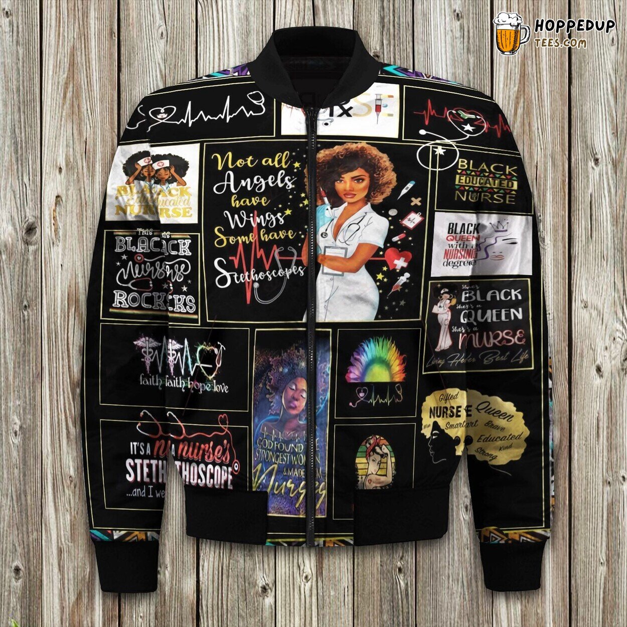 Butterfly Letter Bomber Jacket