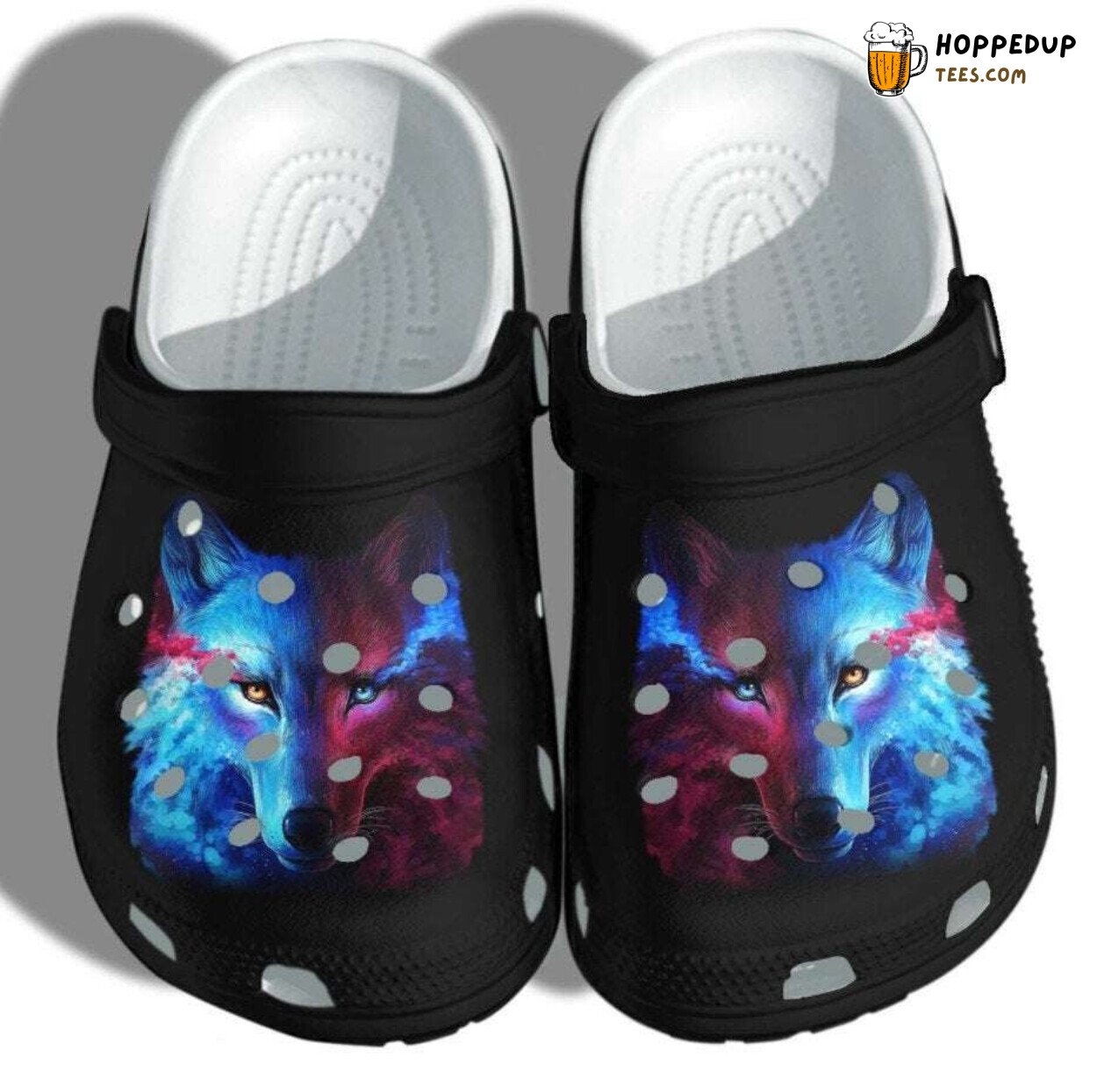 Buy Mystery Wolf Fan Gift Classic Water Themed Comfortable Rubber Clogs