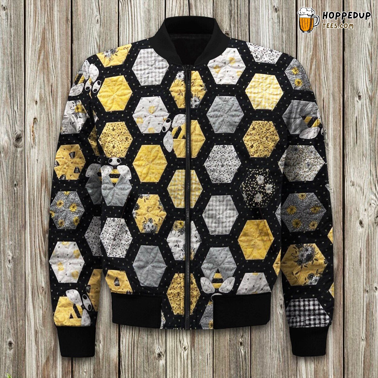 Buzzy Bee Inspiration Chilly Season Bomber Jacket Craftsmanship