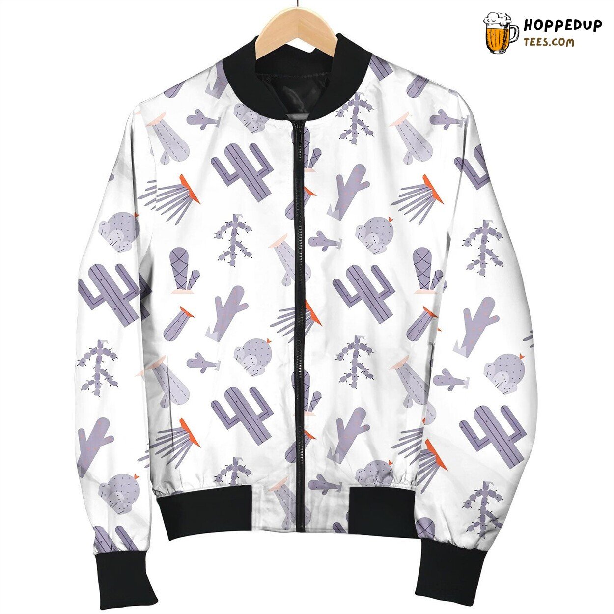 Cactus Seamless Pattern Great Bomber Jacket