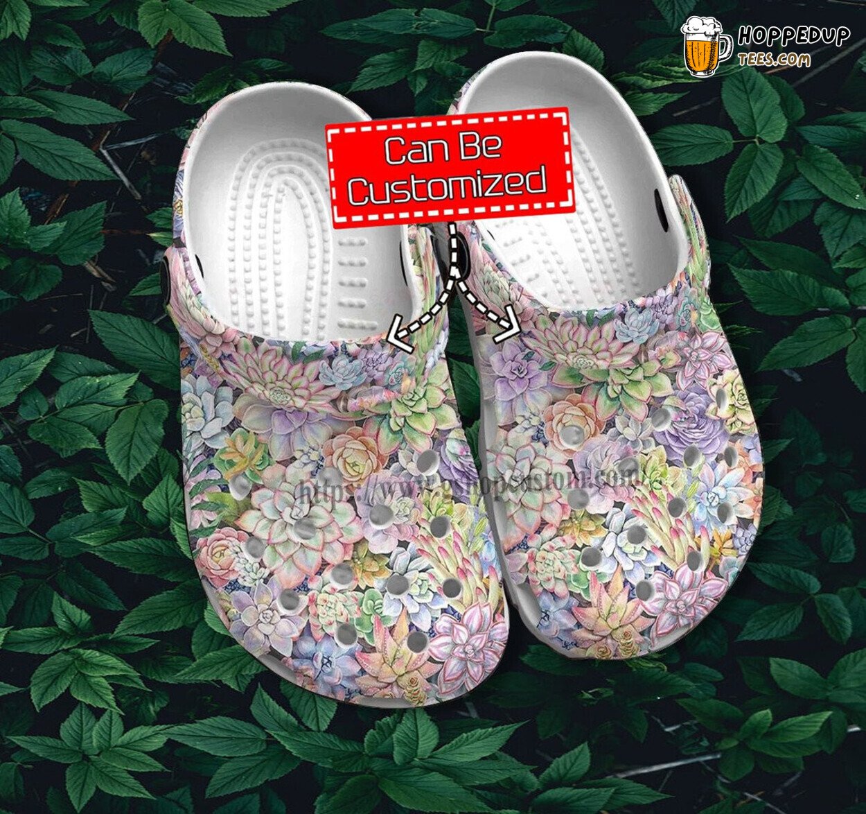 Cactus Tree Garden Boho Vintage Grandpa Lover Croc Clogs Custom