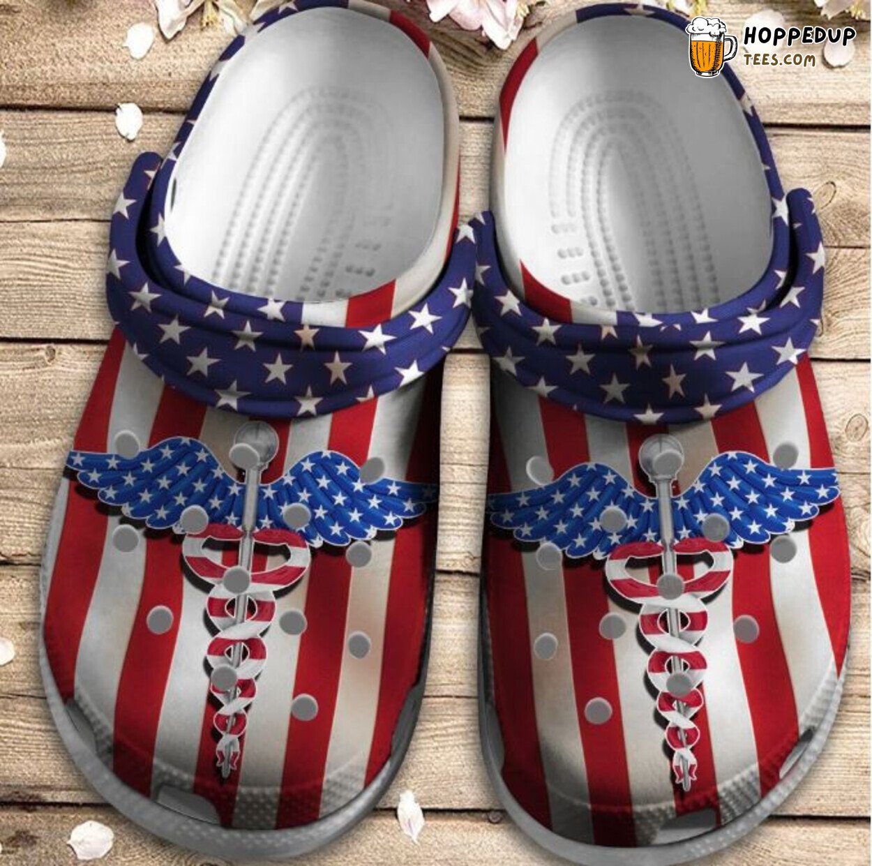 Caduceus US 4th July Nurse Outdoor Shoes Birthday Gift Unisex Design