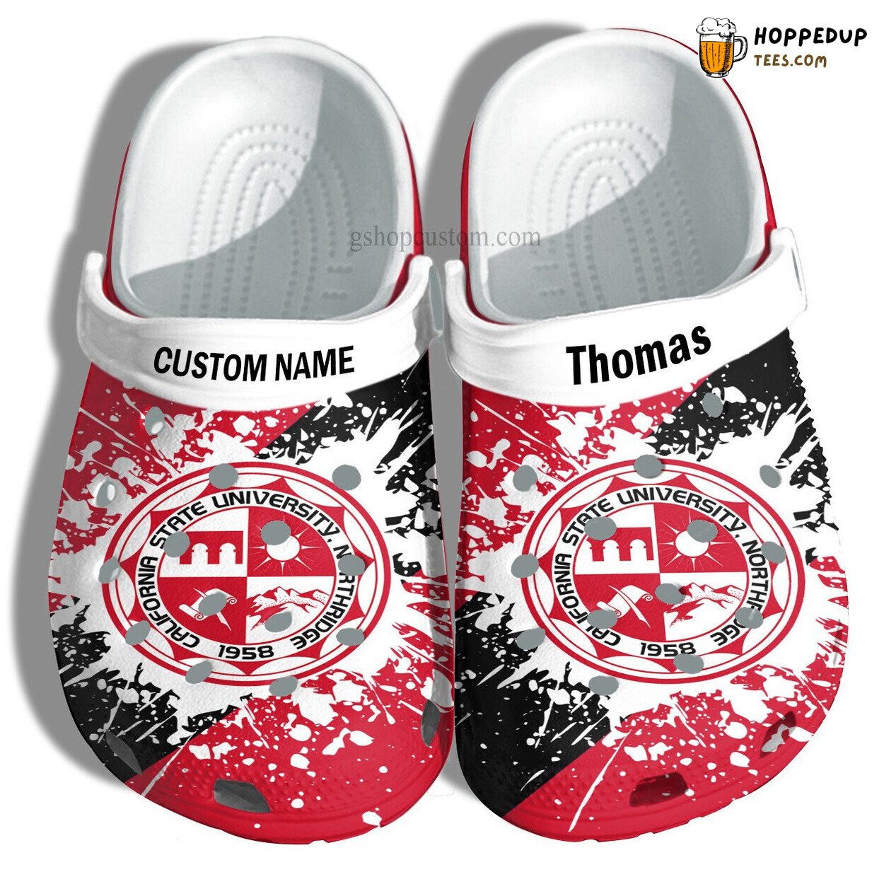 California State Univ Northridge Grad Gift Custom Croc Shoes