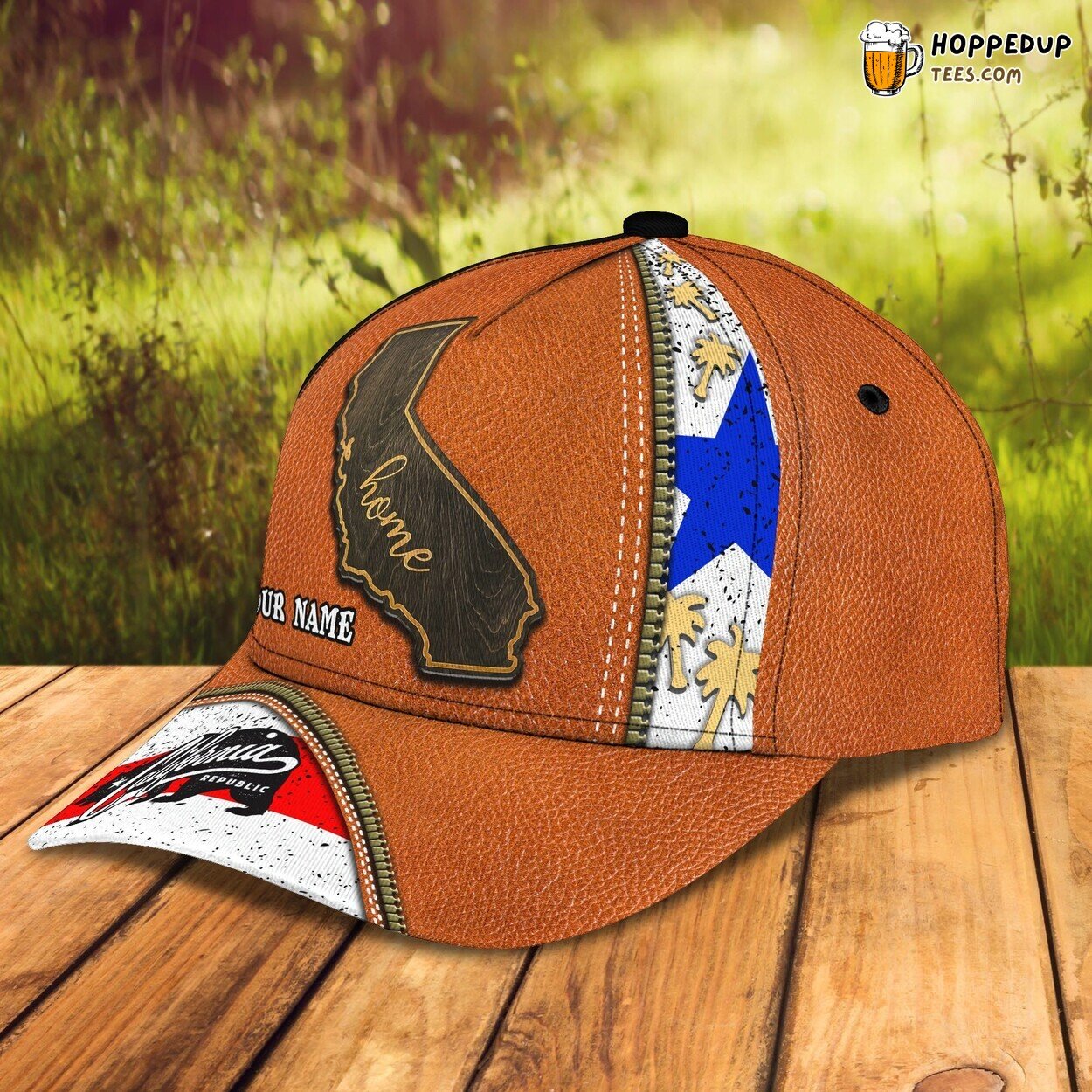 California’s Golden Beauty 3D Classic Cap Personalized Unique Design