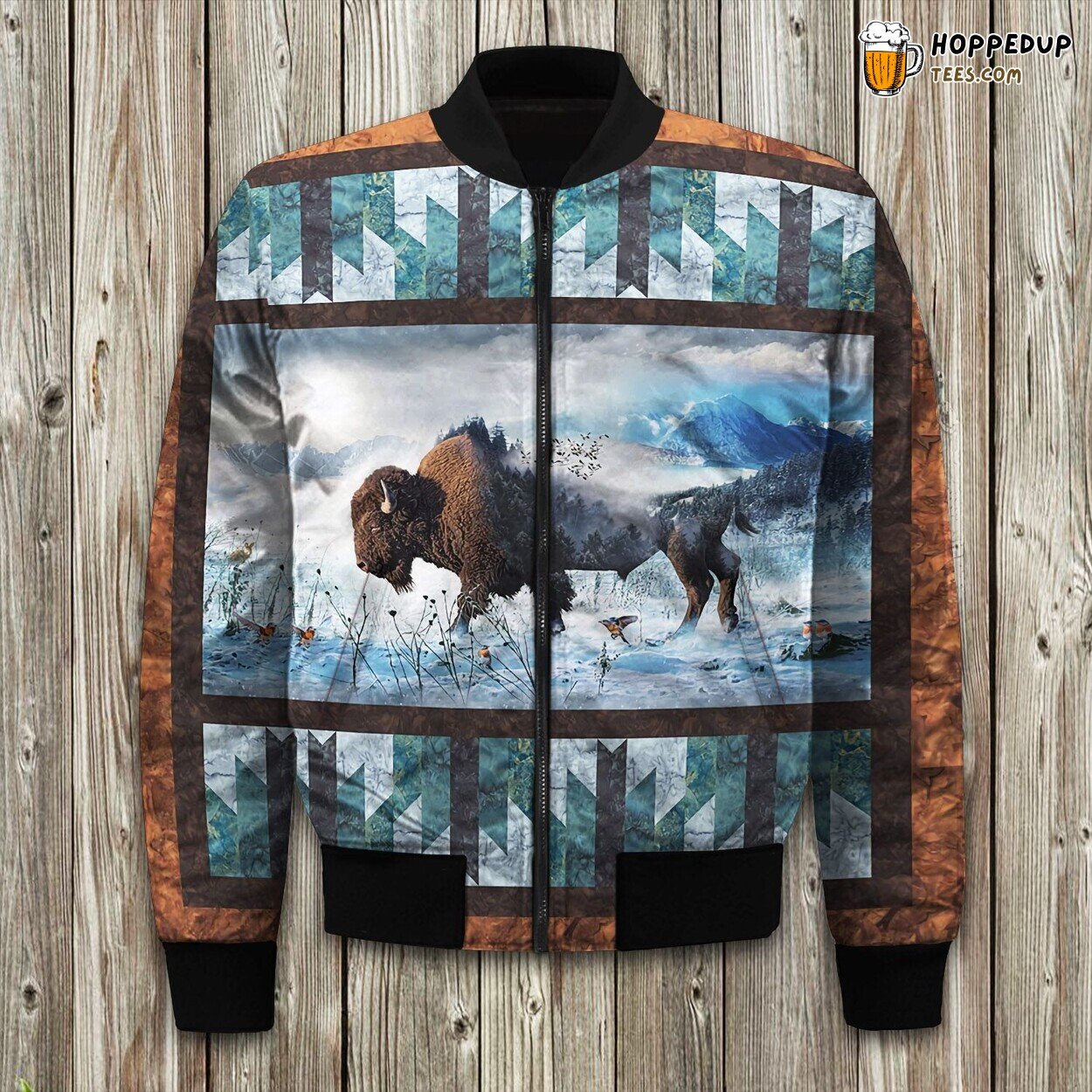 Call Of The Wild Bison Bomber Jacket