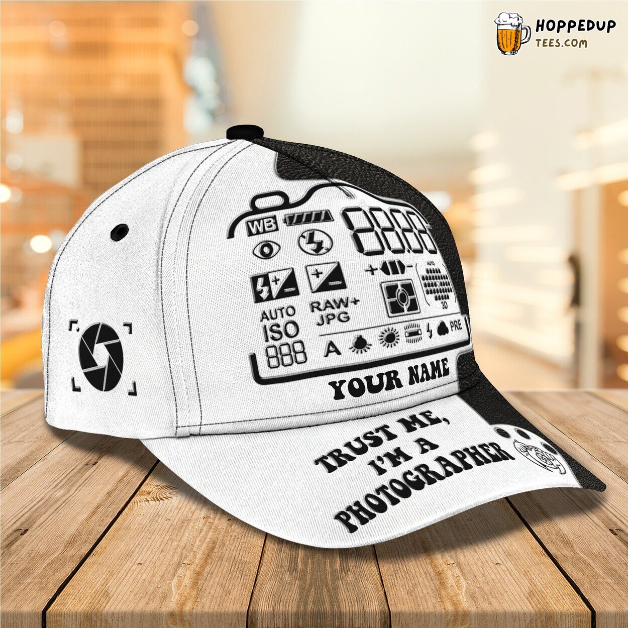 Camera Lover’s Dream 3D Classic Cap Personalized Unique Design Edition