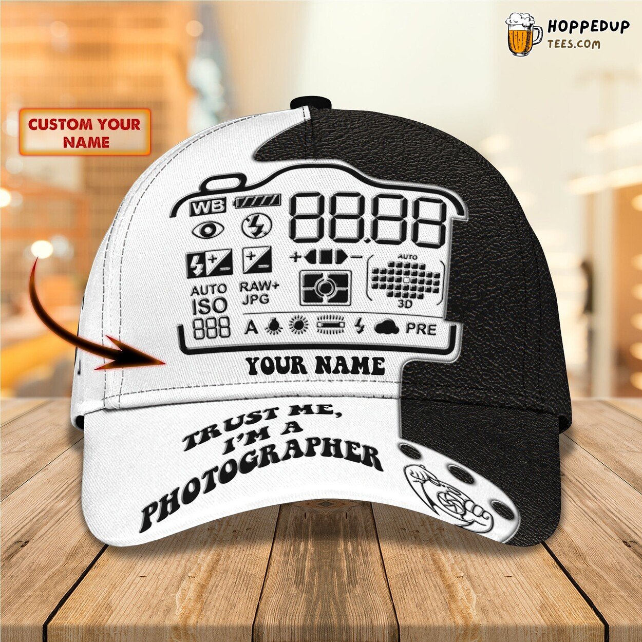 Camera Lover’s Dream 3D Classic Cap Personalized Unique Design Edition