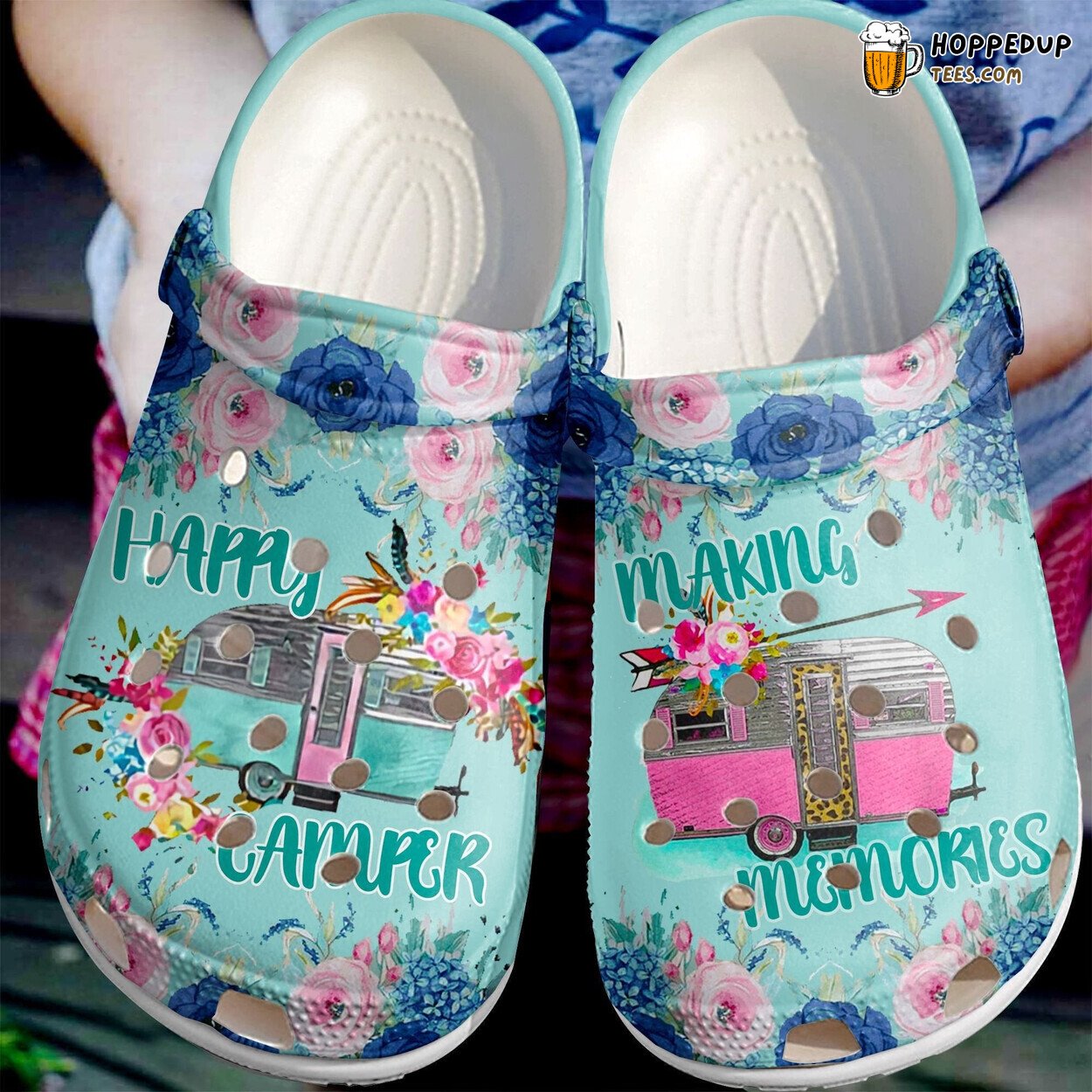 Camper Memories Happy Gamer Making Memories Themed Gift Clogs