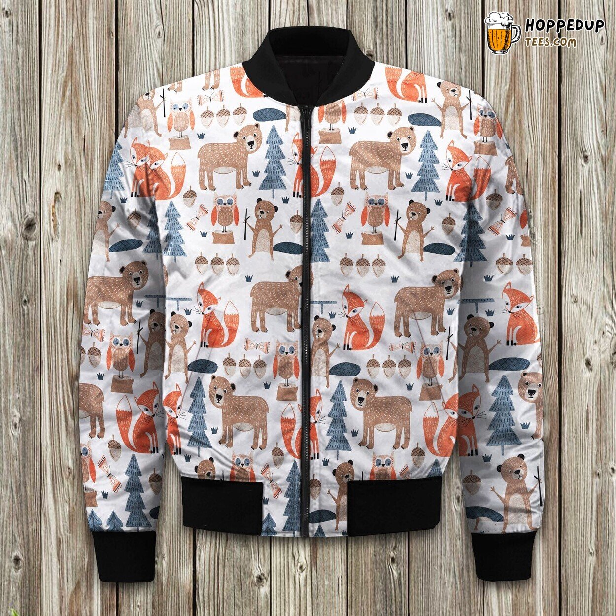 Campers Woodland Bomber Jacket