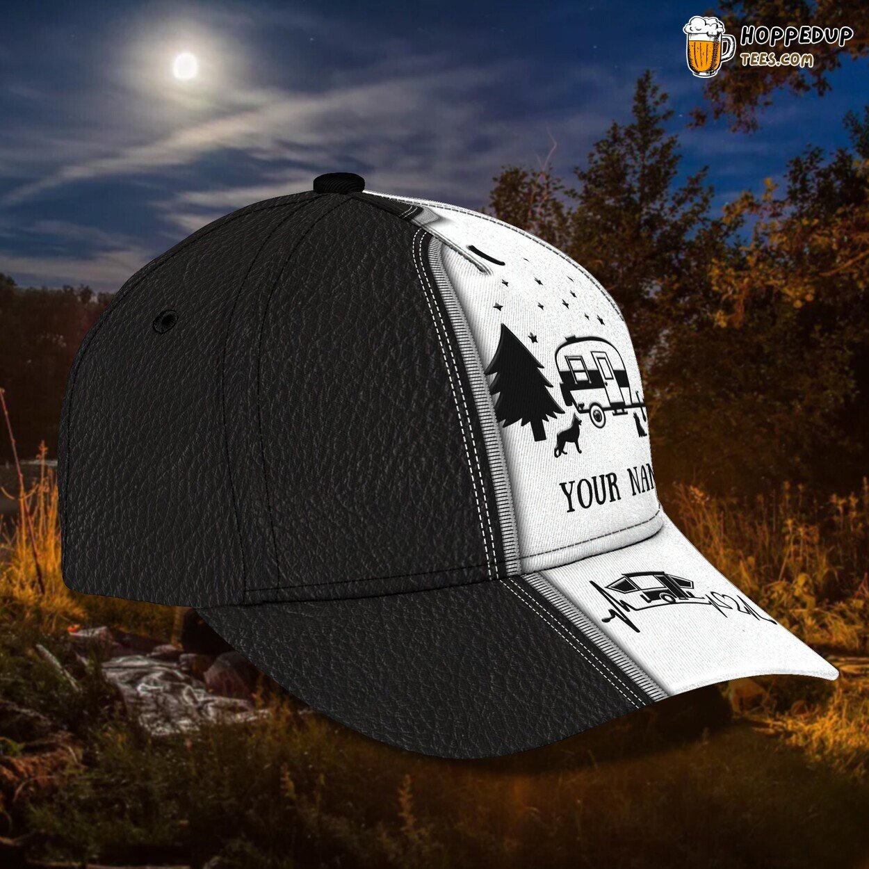 Camping Classic 3D Cap Personalized Name Unique Premium Edition Design