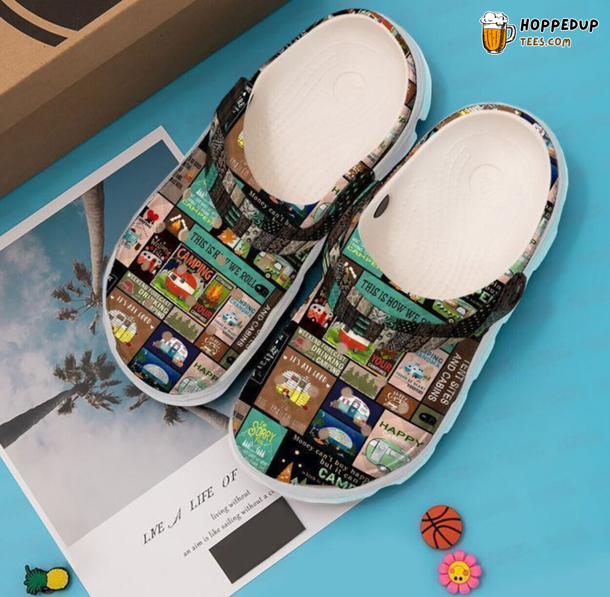 Camping How We Roll Classic Design Comfortable Clogs Shoes