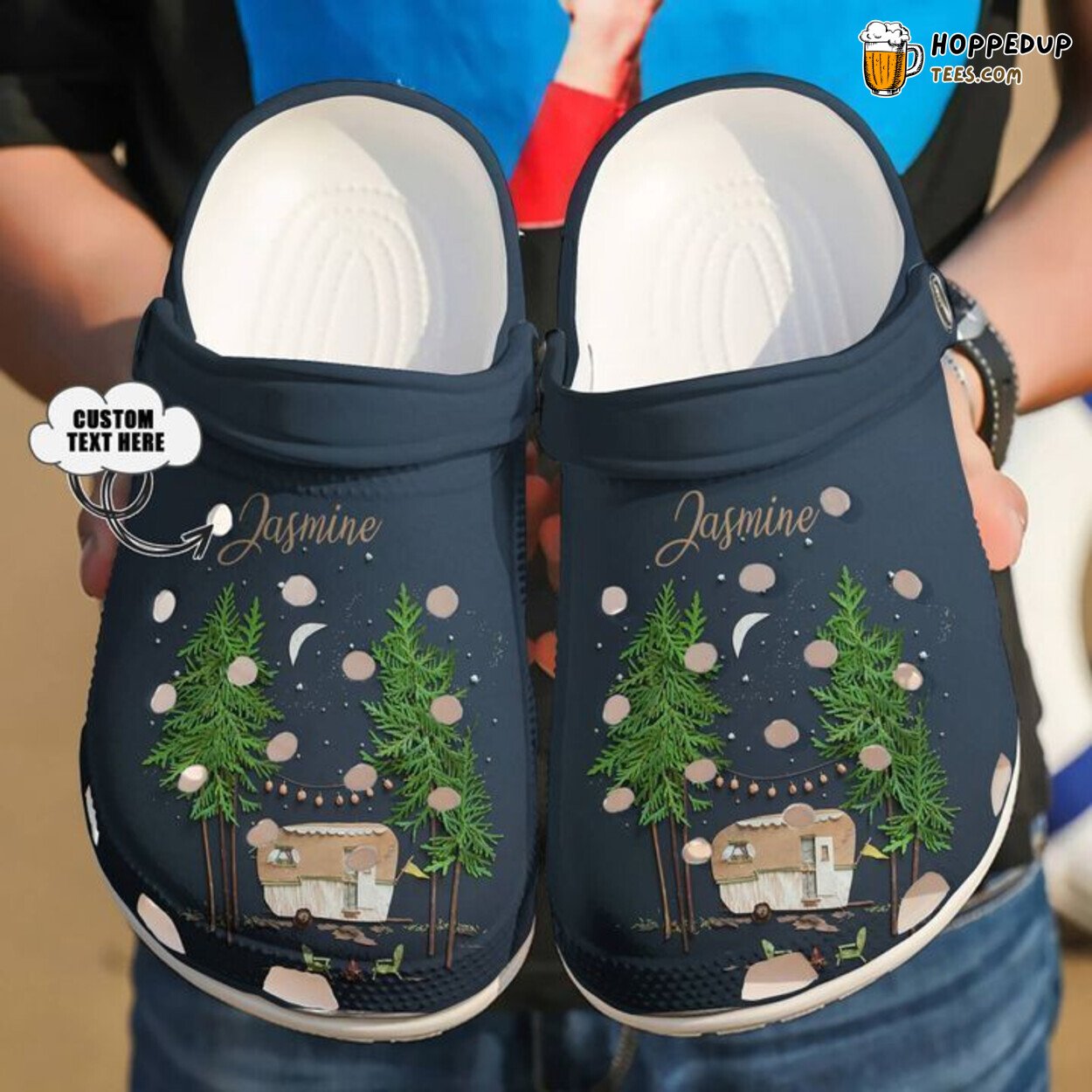 Camping Love Personalized Comfortable Unique Design clog Shoes